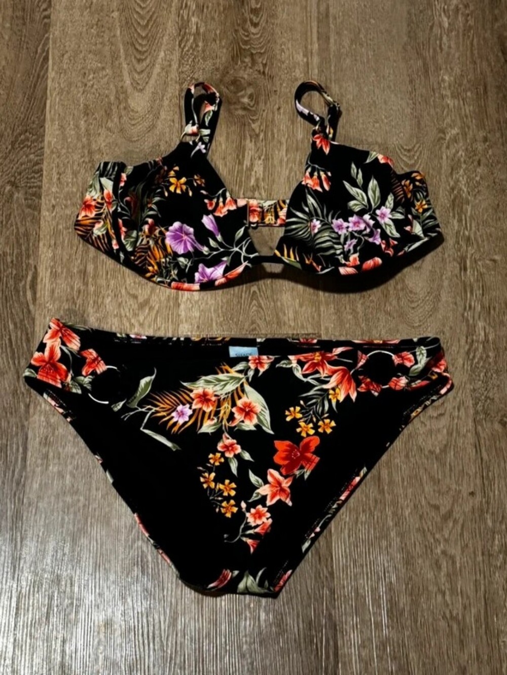 Shade & Shore Strapless Bikini Set in Teal